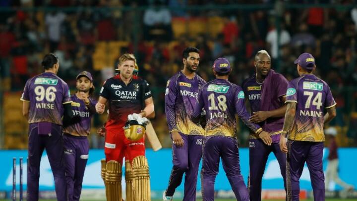 IPL 2023: Jason Roy, Varun Chakaravarthy shine as KKR beat RCB in Bengaluru IPL 2023: Jason Roy, Varun Chakaravarthy shine as KKR beat RCB in Bengaluru