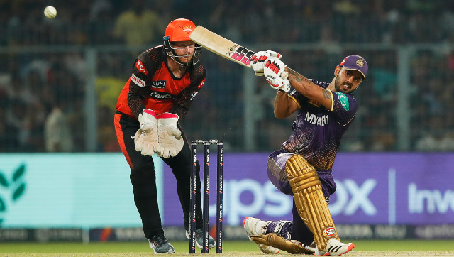IPL 2023: Nitish Rana smashes Umran Malik for 28 runs in one over to lead KKR fightback vs SRH IPL 2023: Nitish Rana smashes Umran Malik for 28 runs in one over to lead KKR fightback vs SRH