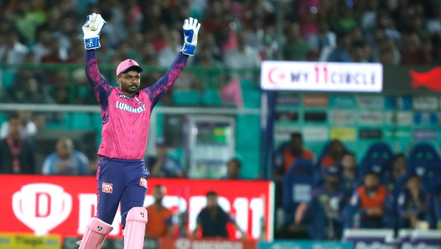 RR vs LSG: Sanju Samson unleashes spectacular throw to dismiss Nicholas Pooran; Watch RR vs LSG: Sanju Samson unleashes spectacular throw to dismiss Nicholas Pooran; Watch