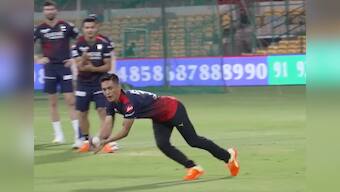 IPL2023: Sunil Chhetri visits Virat Kohli and other players during RCB's practice session; see photos