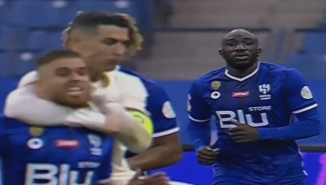 Watch: Ronaldo headlocks Gustavo Cuellar in Al-Nassr vs Al-Hilal match Watch: Ronaldo headlocks Gustavo Cuellar in Al-Nassr vs Al-Hilal match