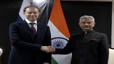 S Jaishankar meets Russian Deputy PM Denis Manturov