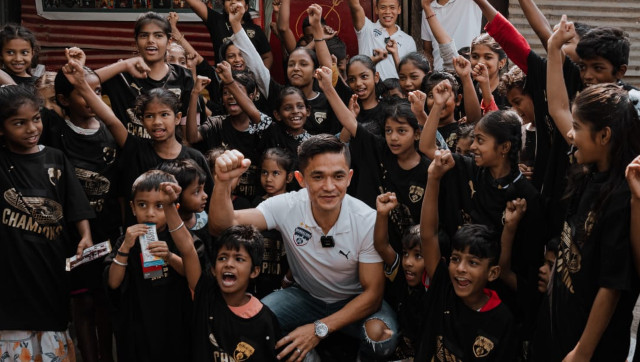 ISL runners-up Bengaluru FC distributes ‘Champions 2023’ t-shirts to underprivileged ISL runners-up Bengaluru FC distributes ‘Champions 2023’ t-shirts to underprivileged