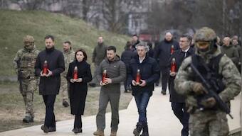Ukraine marks Bucha anniversary, calls for justice