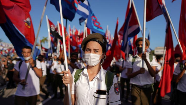 Cuba postpones may day parade over 'oil' shortage Cuba postpones may day parade over 'oil' shortage