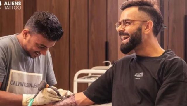 Virat Kohli gets new tattoo before IPL 2023, artist reveals the meaning behind it Virat Kohli gets new tattoo before IPL 2023, artist reveals the meaning behind it