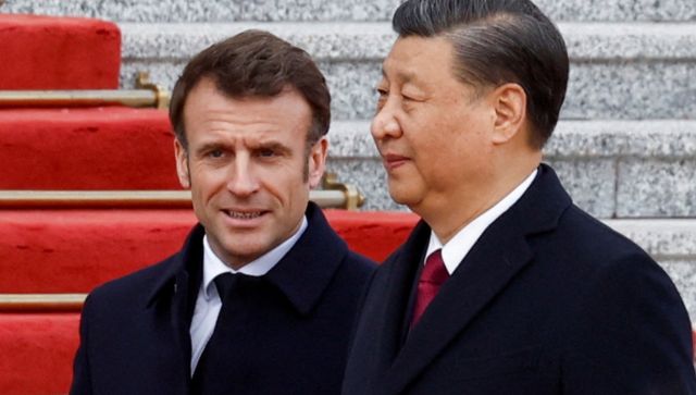 French President Macron says, 'Counting on Xi Jinping to bring Russia to its senses' French President Macron says, 'Counting on Xi Jinping to bring Russia to its senses'