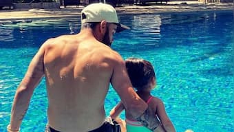 Virat Kohli shares poolside picture with daughter Vamika