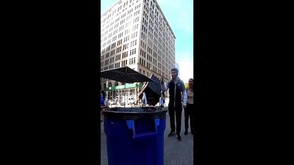 US researchers unleash robotic trash can to check people's interactions in public; watch