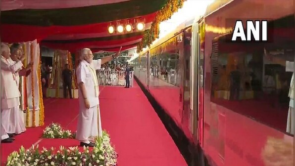 WATCH: PM Modi flags off Kerala's first Vande Bharat Express from Thiruvananthapuram