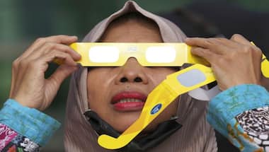 Look Up! Thousands across the world stunned and amazed by rare hybrid solar eclipse