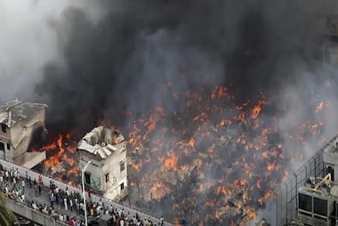 Fires gut mega markets, Opposition alleges Hasina’s hand behind infernos