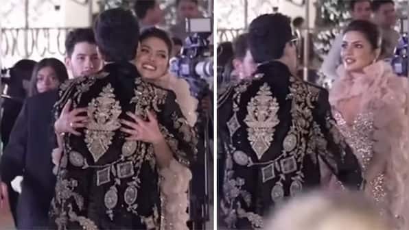 Watch: Priyanka Chopra and Karan Johar hug and greet each other at the NMACC launch amid rumours of a rift