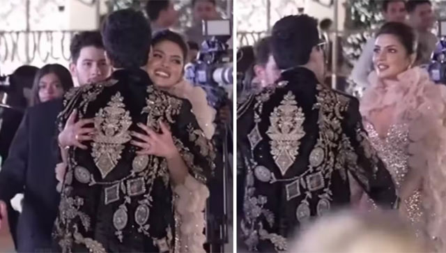 Watch: Priyanka Chopra and Karan Johar hug and greet each other at the NMACC launch amid rumours of a rift Watch: Priyanka Chopra and Karan Johar hug and greet each other at the NMACC launch amid rumours of a rift