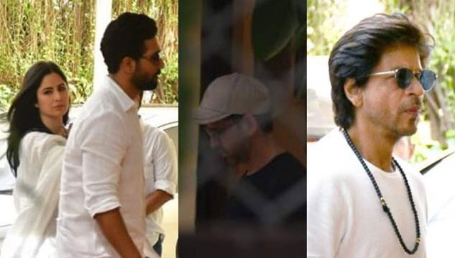 Shah Rukh Khan, Hrithik Roshan, Katrina Kaif, Ranveer-Deepika reach the Chopra residence as Pamela Chopra passes away Shah Rukh Khan, Hrithik Roshan, Katrina Kaif, Ranveer-Deepika reach the Chopra residence as Pamela Chopra passes away