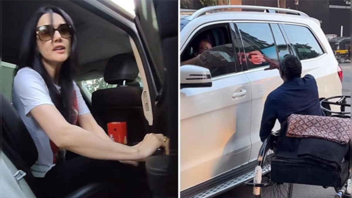 Wheelchair-bound man chases Preity Zinta's car after she refused to pull over; viral video receives mixed reactions