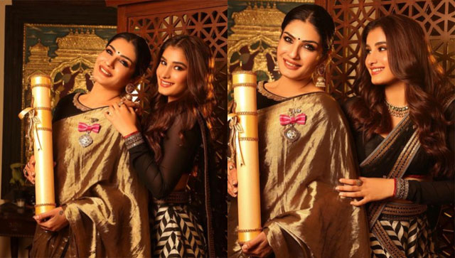 Rasha Thadani on Raveena Tandon's Padma Shri win: 'Couldn't be a prouder daughter, watching your work getting honoured' Rasha Thadani on Raveena Tandon's Padma Shri win: 'Couldn't be a prouder daughter, watching your work getting honoured'