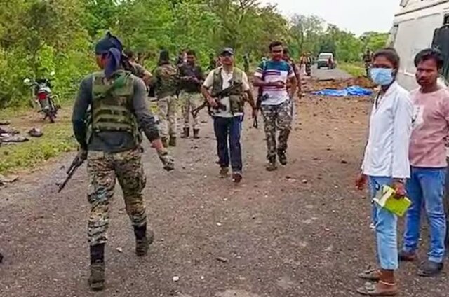 Chhattisgarh: 10 policemen, driver killed in IED blast by Naxals in Dantewada Chhattisgarh: 10 policemen, driver killed in IED blast by Naxals in Dantewada