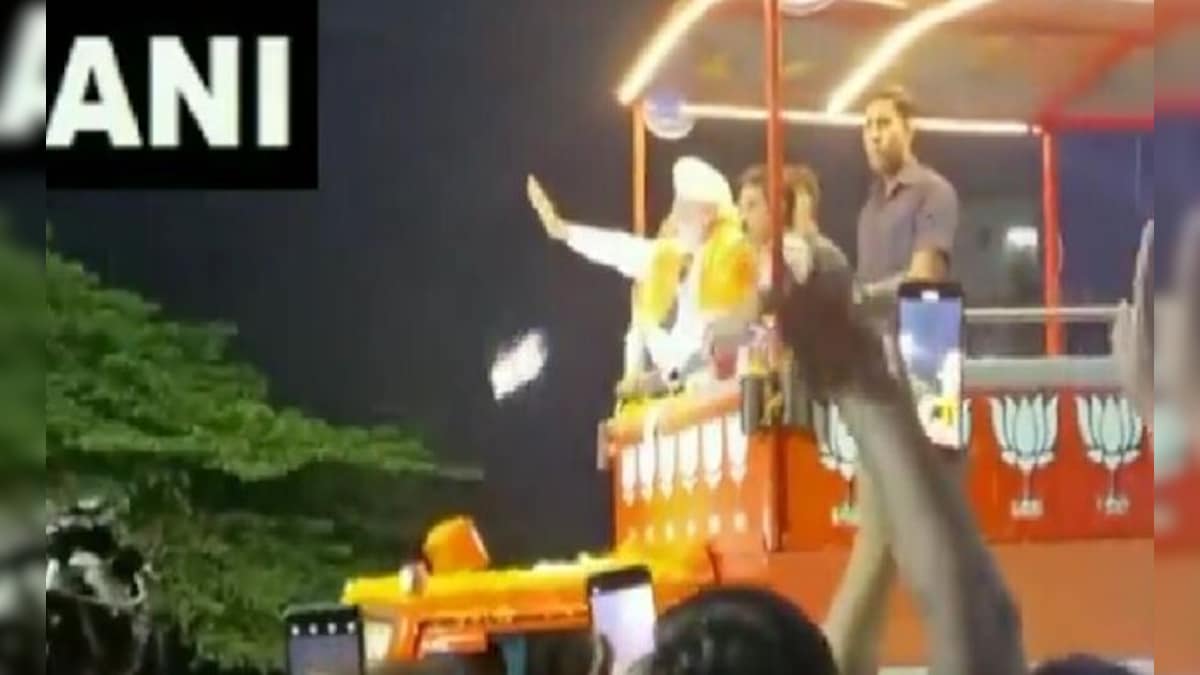 WATCH: Mobile phone thrown at PM Modi during Mysuru roadshow, police say no 'ill-intention'