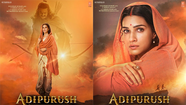 On the occasion of Maa Sita Navmi, Kriti Sanon unveils her two enchanting posters as Sita from Adipurush On the occasion of Maa Sita Navmi, Kriti Sanon unveils her two enchanting posters as Sita from Adipurush