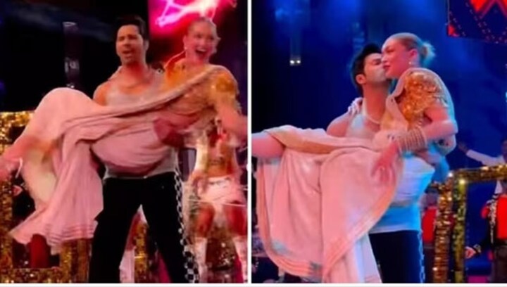 Watch: Varun Dhawan lifts Gigi Hadid during his performance on day 2 of the Nita Mukesh Ambani Cultural Centre's launch