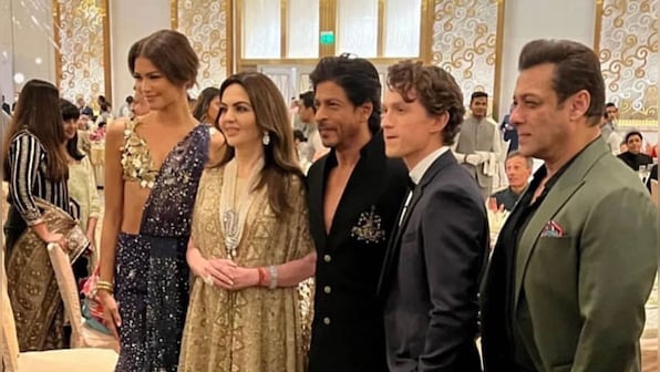 Fans demand to watch the trio of Salman Khan, Tom Holland, and Shah Rukh Khan come together for a Superhero multiverse