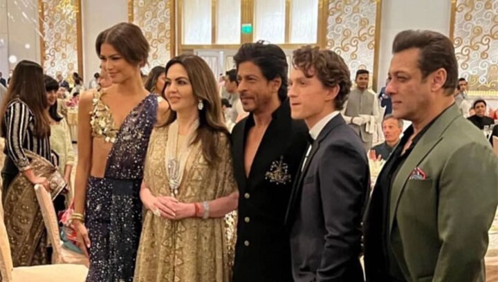 Fans demand to watch the trio of Salman Khan, Tom Holland, and Shah Rukh Khan come together for a Superhero multiverse
