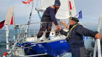 Indian sailor Abhilash Tomy becomes 1st Asian to sail around the globe in 30,000 miles race