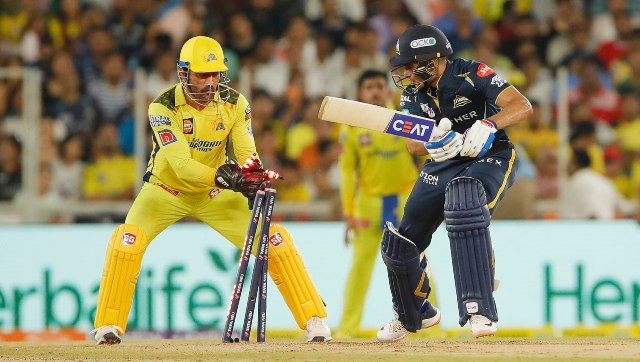 IPL 2023 Final: Watch MS Dhoni’s lightning-fast stumping to dismiss Shubman Gill in CSK vs GT title clash IPL 2023 Final: Watch MS Dhoni’s lightning-fast stumping to dismiss Shubman Gill in CSK vs GT title clash