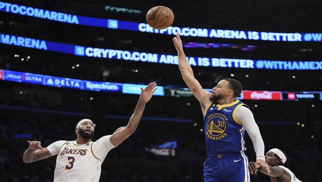 Los Angeles Lakers rout Golden State Warriors, Heat rip Knicks to grab NBA series leads Los Angeles Lakers rout Golden State Warriors, Heat rip Knicks to grab NBA series leads