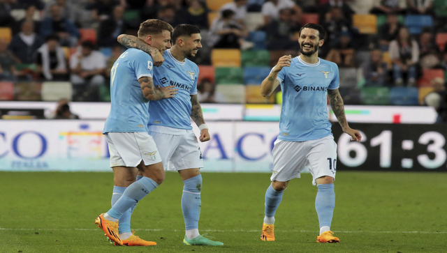Serie A: Lazio beat Udinese to leapfrog Inter Milan in top-four race Serie A: Lazio beat Udinese to leapfrog Inter Milan in top-four race
