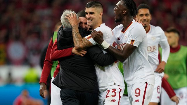 Europa League: Jose Mourinho's Roma through to final after draw at Bayer Leverkusen Europa League: Jose Mourinho's Roma through to final after draw at Bayer Leverkusen