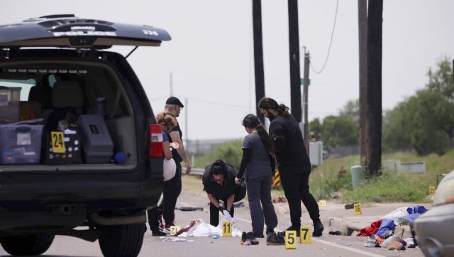 At least seven killed after SUV driver hits crowd at Texas bus stop near border At least seven killed after SUV driver hits crowd at Texas bus stop near border