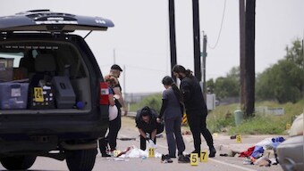 At least seven killed after SUV driver hits crowd at Texas bus stop near border