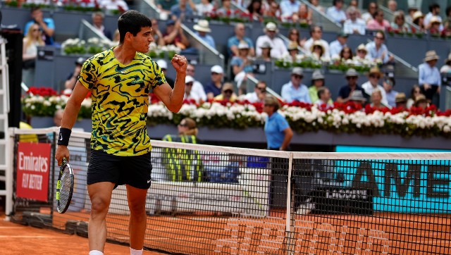 Madrid Open: Carlos Alcaraz earns revenge against Alexander Zverev; Daniil Medvedev crashes out Madrid Open: Carlos Alcaraz earns revenge against Alexander Zverev; Daniil Medvedev crashes out