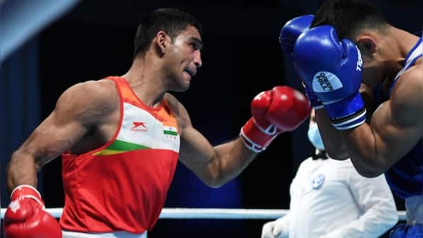 Men's World Boxing Championship: Ashish Chaudhary advances to pre-quarterfinals but debutant Harsh ousted