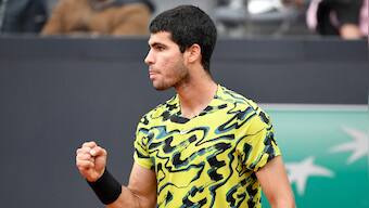 Italian Open: Carlos Alcaraz returns to world No 1 spot after beating Albert Ramos-Vinolas on Rome debut