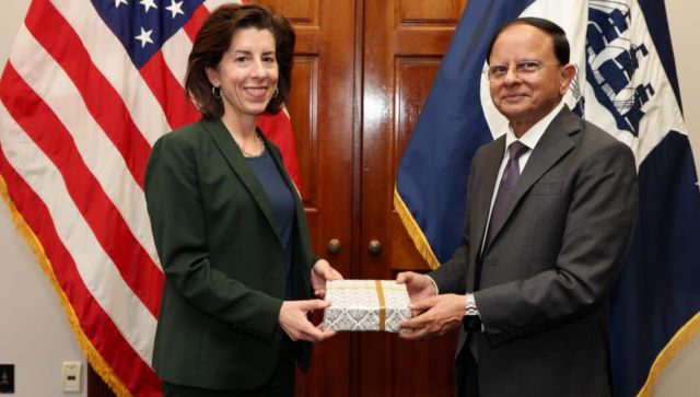 PM Modi's Principal Secy P K Mishra, US Secretary of Commerce Gina Raimondo discuss ways to strengthen economic ties PM Modi's Principal Secy P K Mishra, US Secretary of Commerce Gina Raimondo discuss ways to strengthen economic ties