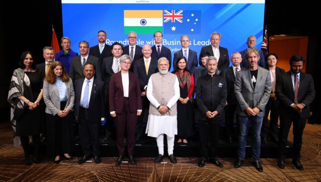 PM Modi interacts with Australian CEOs at business roundtable in Sydney, invites them to invest in India PM Modi interacts with Australian CEOs at business roundtable in Sydney, invites them to invest in India