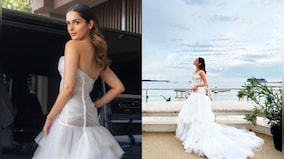 Manushi Chhillar serves sophistication in a white couture gown by Fovari at Cannes!