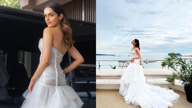 Manushi Chhillar serves sophistication in a white couture gown by Fovari at Cannes! Manushi Chhillar serves sophistication in a white couture gown by Fovari at Cannes!
