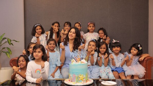Janhvi Kapoor celebrates The Little Mermaid with little princesses; says she cannot wait to relive her childhood