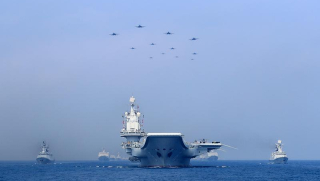 China showcases military might, sends PLA warships to West Pacific for live-fire drills China showcases military might, sends PLA warships to West Pacific for live-fire drills