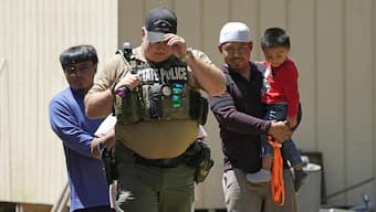 US: Hunt ends after Texas shooter accused of killing 5 found hiding in laundry pile