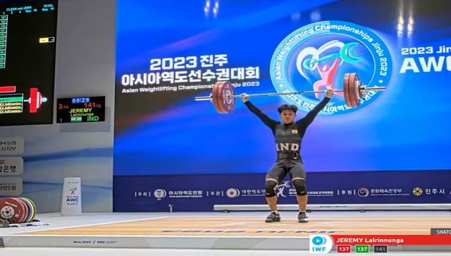 Asian Championships: Jeremy Lalrinnunga wins silver in snatch but fails to complete event Asian Championships: Jeremy Lalrinnunga wins silver in snatch but fails to complete event