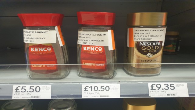 Cost-of-Living Troubles: Why UK supermarkets are placing ‘dummy’ coffee jars on shelves Cost-of-Living Troubles: Why UK supermarkets are placing ‘dummy’ coffee jars on shelves
