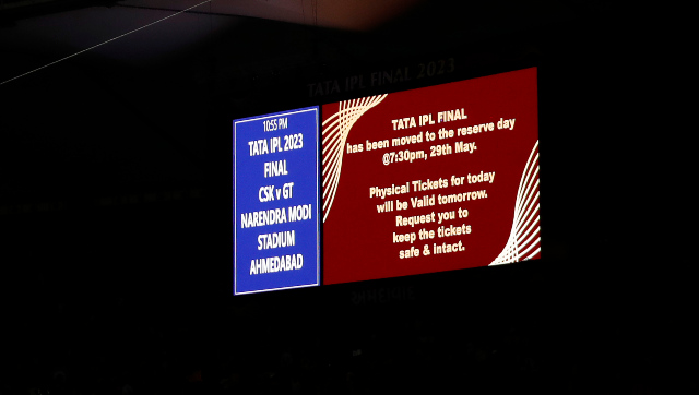 CSK vs GT IPL 2023 Final: Heavy rain in Ahmedabad forces summit clash to be moved to Reserve Day CSK vs GT IPL 2023 Final: Heavy rain in Ahmedabad forces summit clash to be moved to Reserve Day