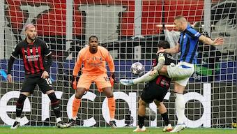 Champions League: Inter have one foot in the final after seeing off AC Milan in first leg