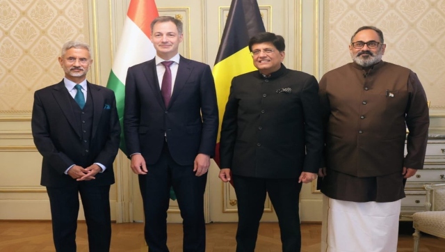 EAM S Jaishankar arrives in Belgium, to attend India-EU Trade and Technology Council meeting today EAM S Jaishankar arrives in Belgium, to attend India-EU Trade and Technology Council meeting today