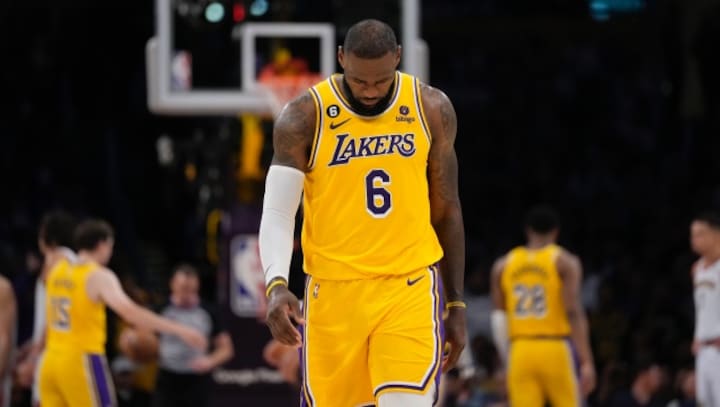 NBA: LeBron James posts historic first half, questions future after Lakers eliminated
